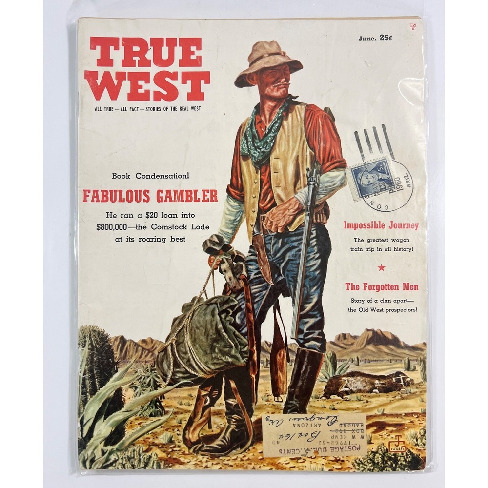 Vintage 1960 May-June True West Magazine Real West Stories Joe Small Vol-7 #5